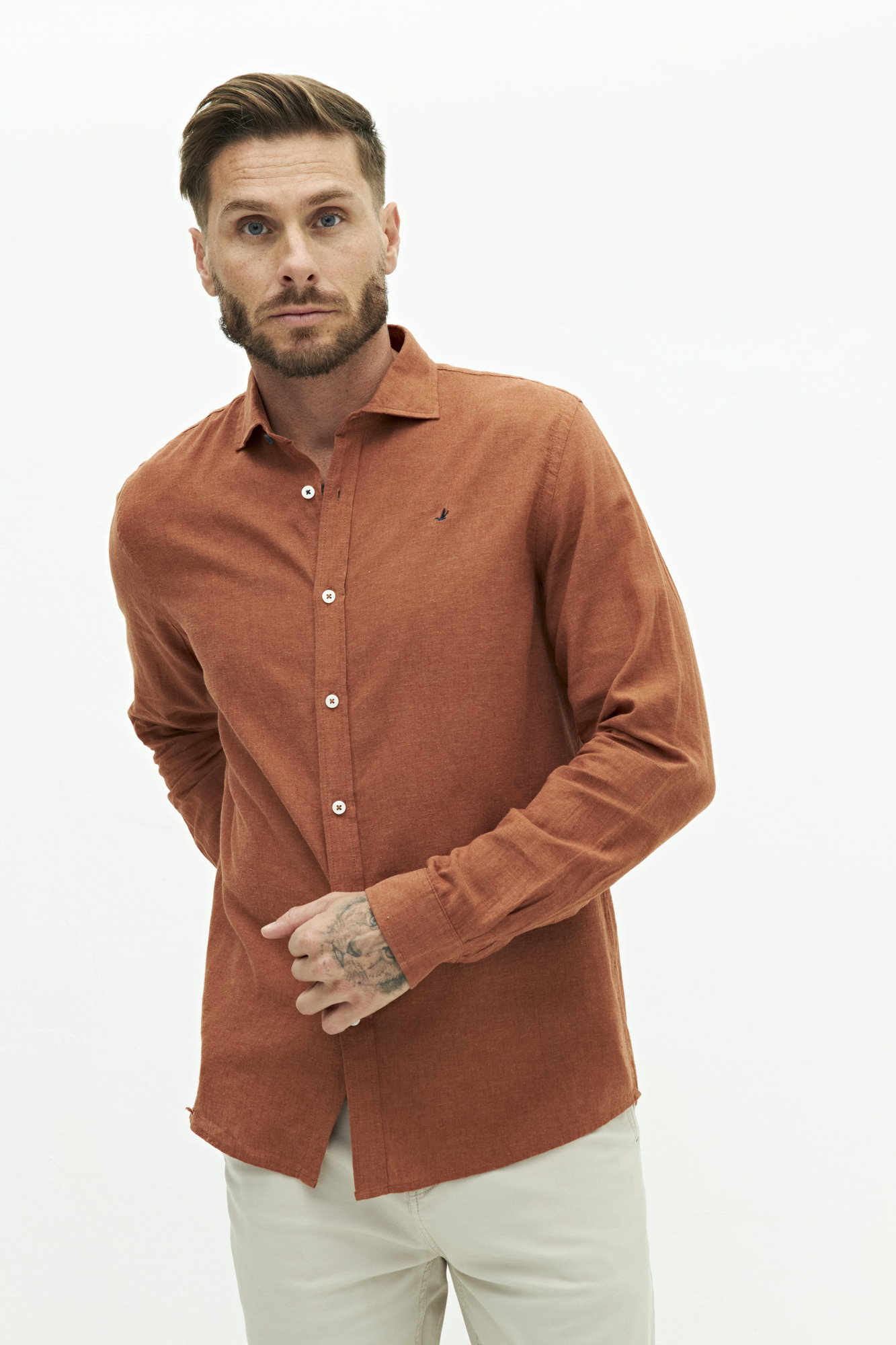 CAMISA MANGA LARGA OSWALDO