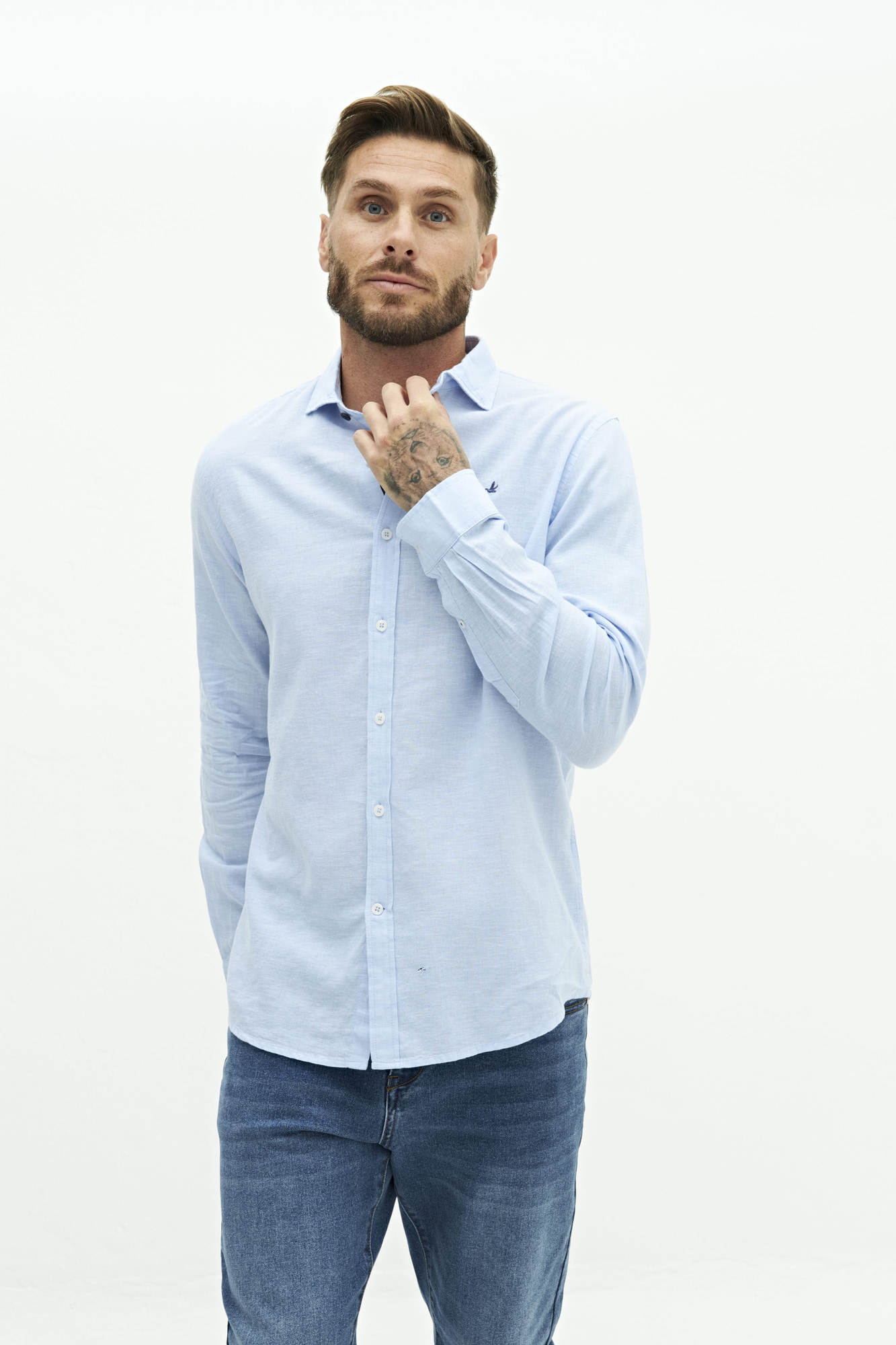 CAMISA MANGA LARGA OSWALDO