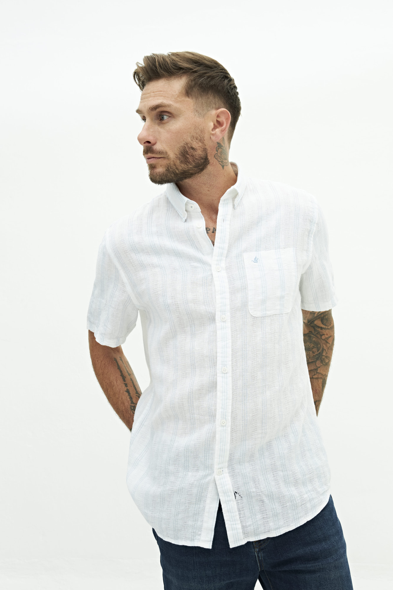 CAMISA DE LINO LUC