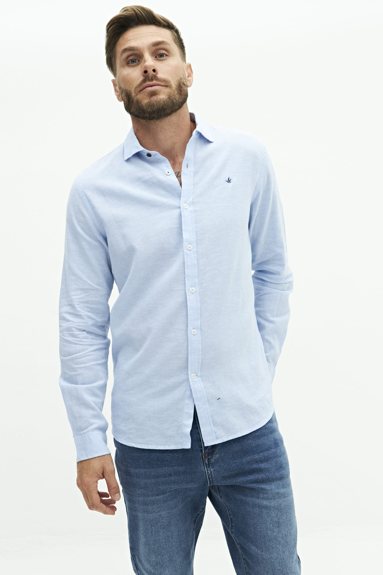 CAMISA MANGA LARGA OSWALDO