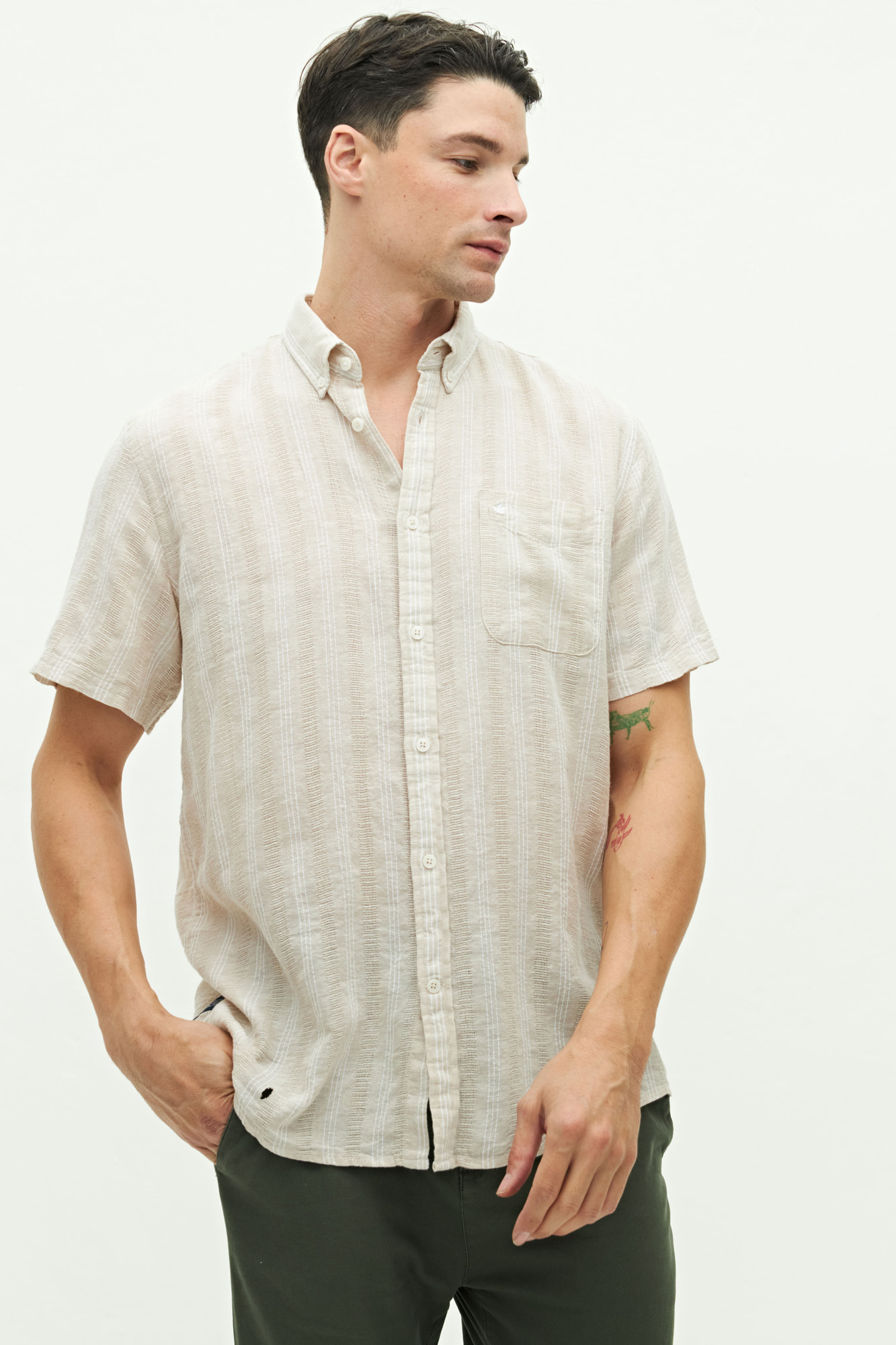 CAMISA DE LINO LUC