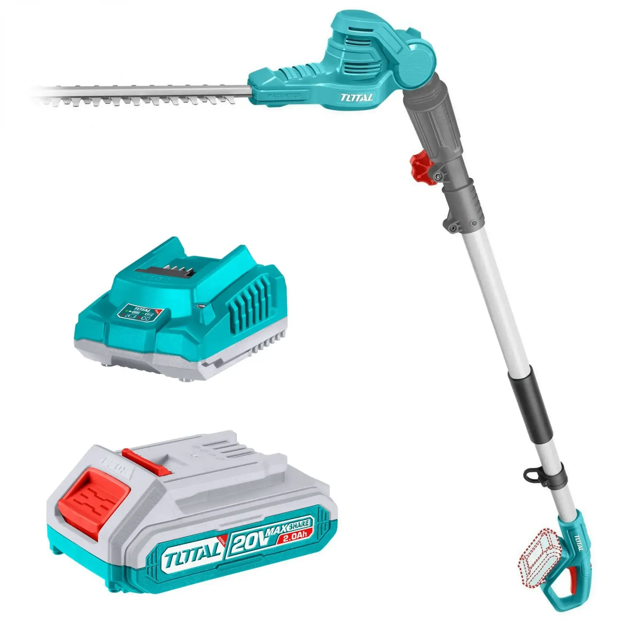 Cortacerco Inalámbrico Extensible 20v - 1 Batería 2.0Ah