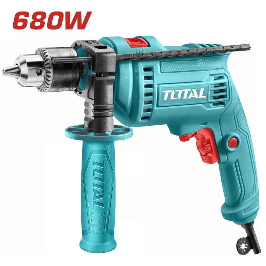 Taladro percutor 680w Total