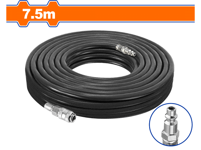 MANGUERA GOMA PARA COMPRESOR 7.5M 1/4