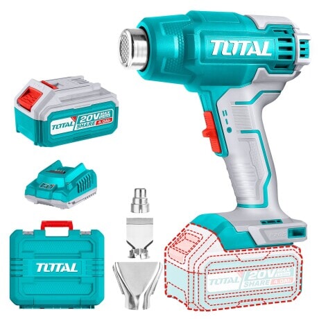Pistola De Calor Inalámbrica 20v - 300/550ºC - 1 Batería 4.0Ah