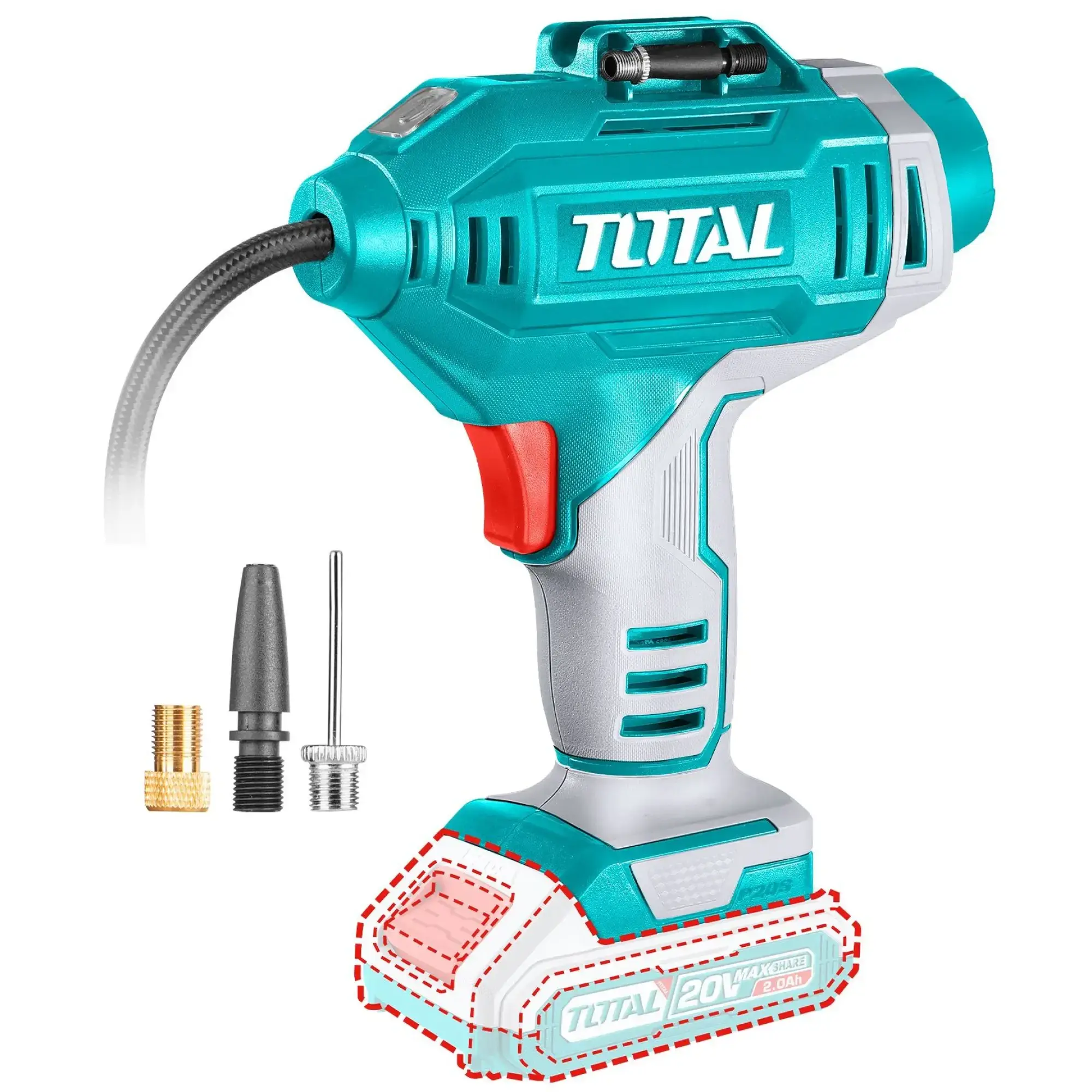 Inflador, Compresor Inalámbrico A Batería 20v