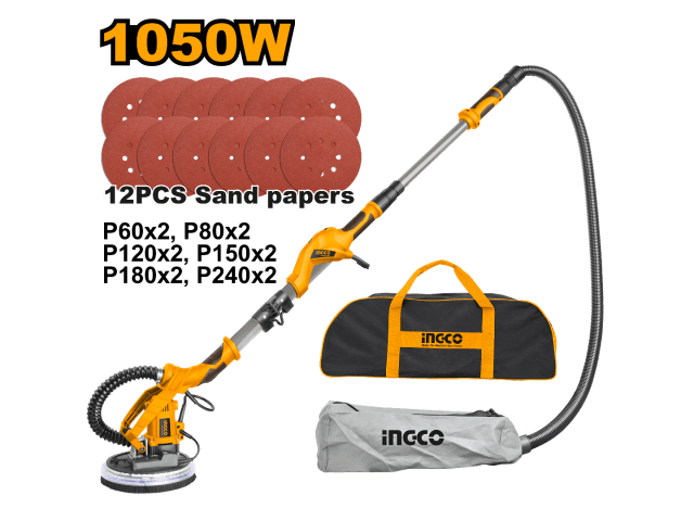 LIJADORA YESO ECO (MOD NUEVO) INGCO CON BOLSO