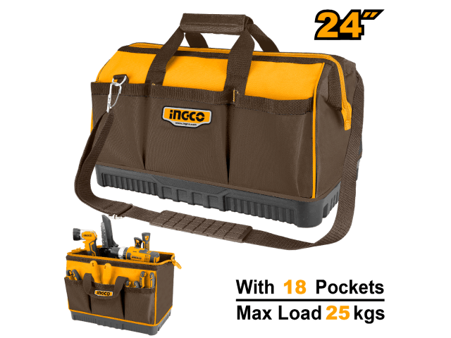 BOLSO DE HERRAMIENTAS CON BASE REFORZADA 24