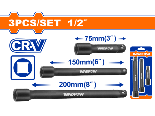 SET X 3 BARRA DE EXTENSION DADO IMPACTO 1/2