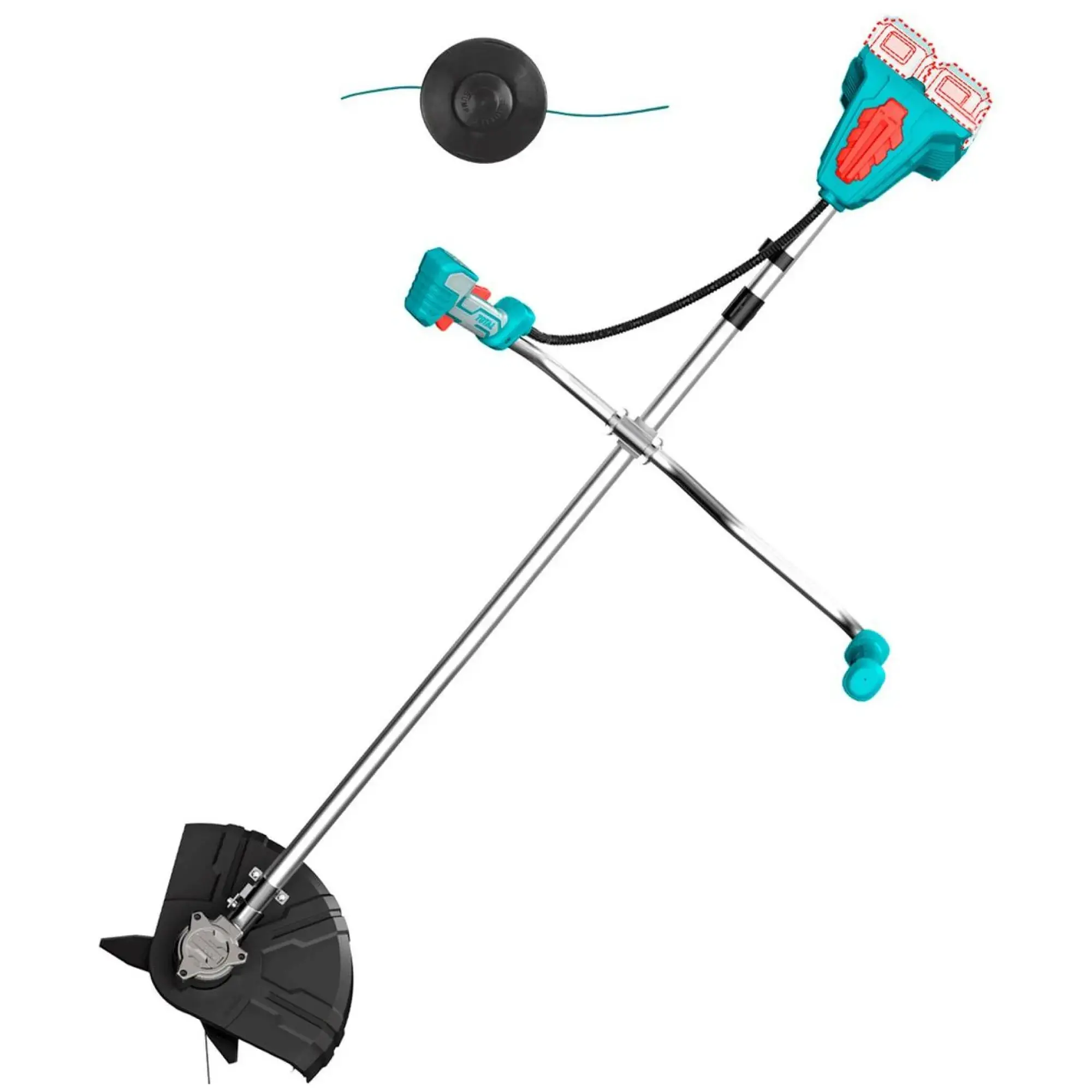 Desmalezadora Inalámbrica 40v - Funciona Con 2 Baterías 20v