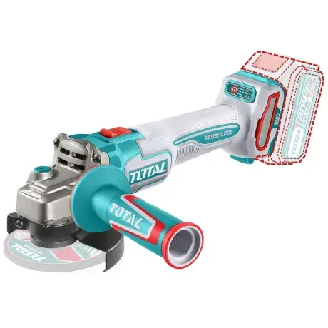 Amoladora Angular Inalámbrica Total 20v 1000 w max