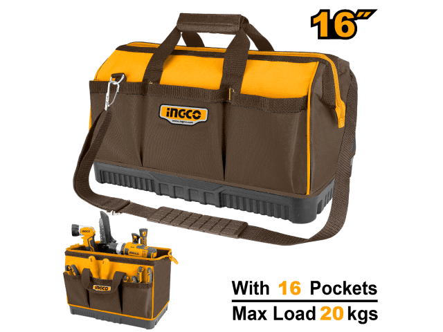 BOLSO DE HERRAMIENTAS CON BASE REFORZADA 16