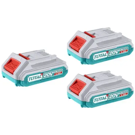 3 Baterías Litio Ion 2.0Ah 20v