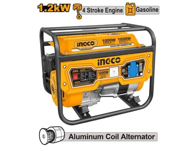 GENERADOR GASOLINA 1.2KW INGCO