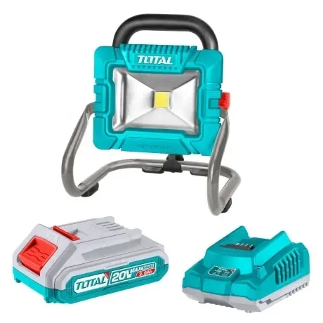 Farol de trabajo led Total + bateria 2 ah  y cargador