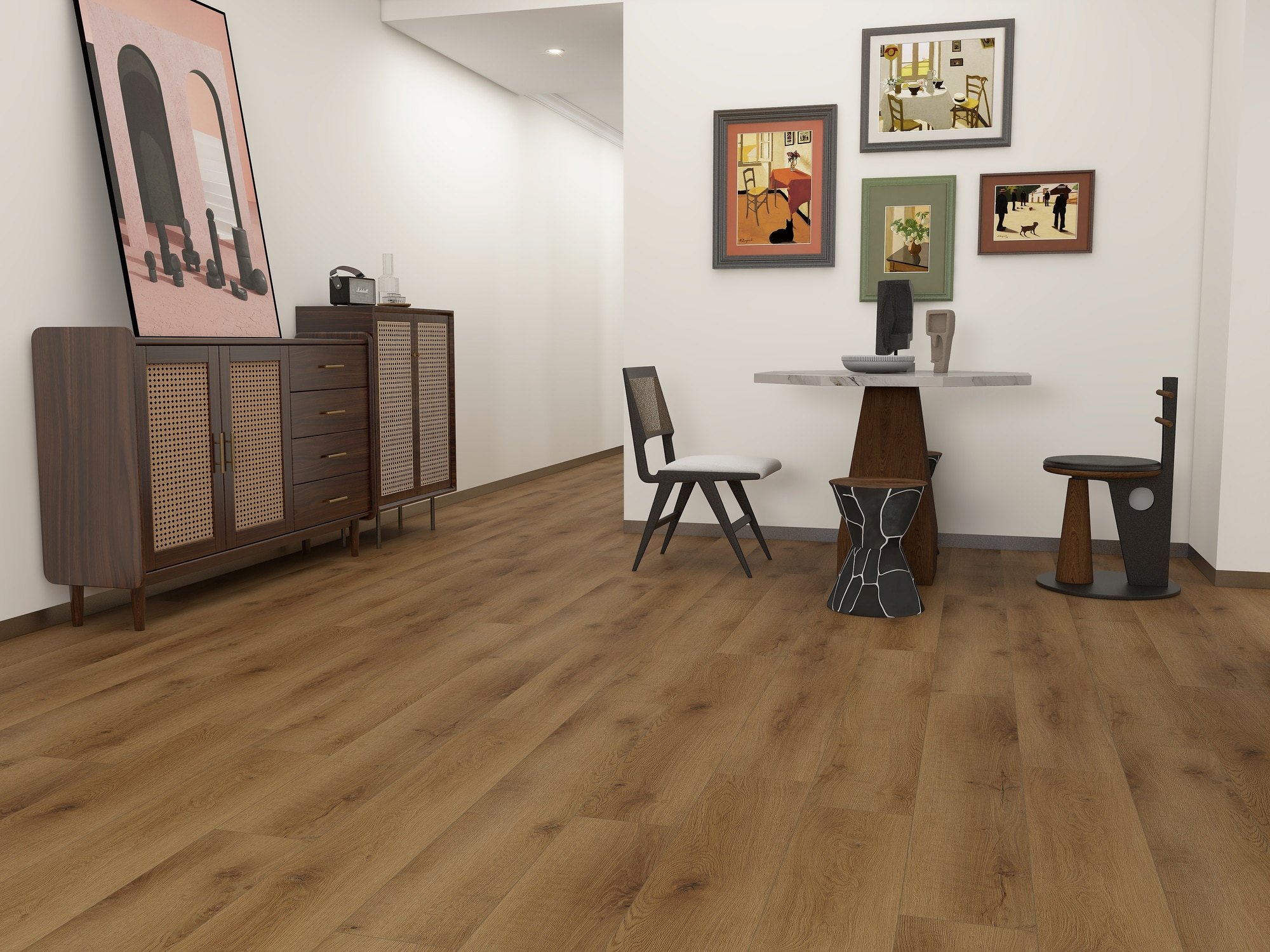 KLIPEN BREZO DARK BROWN VINILICO CLICK SPC 1220X198X5mm (0.55) EIR
