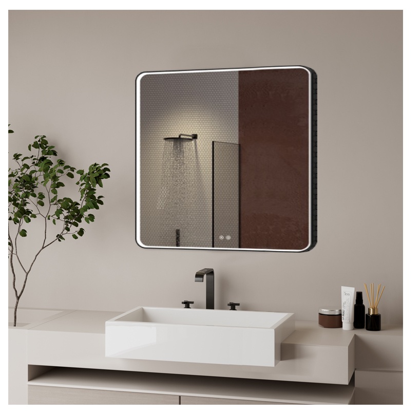 KLIPEN HELEN RECTANGULAR 800X700 Marco negro