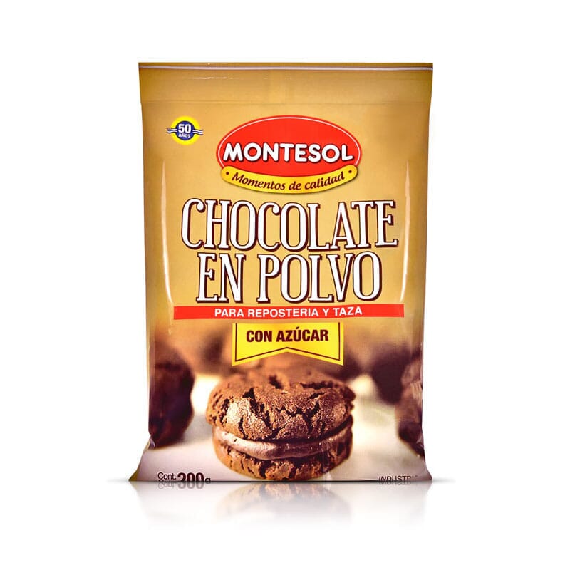 CHOCOLATE EN POLVO PAQ. X 200 G