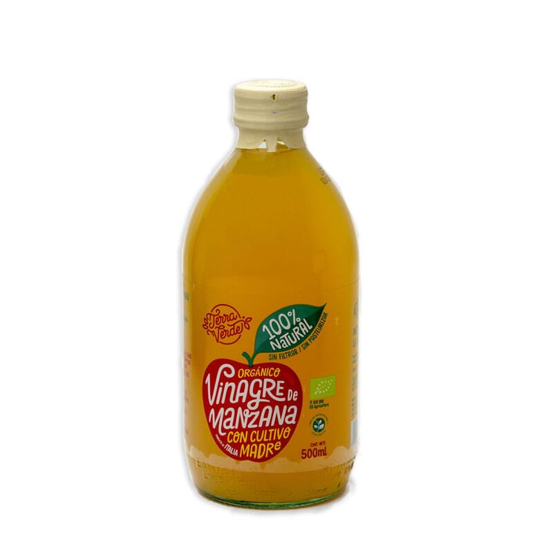 VINAGRE DE MANZANA ORGANICO 500ML TERRA VERDE
